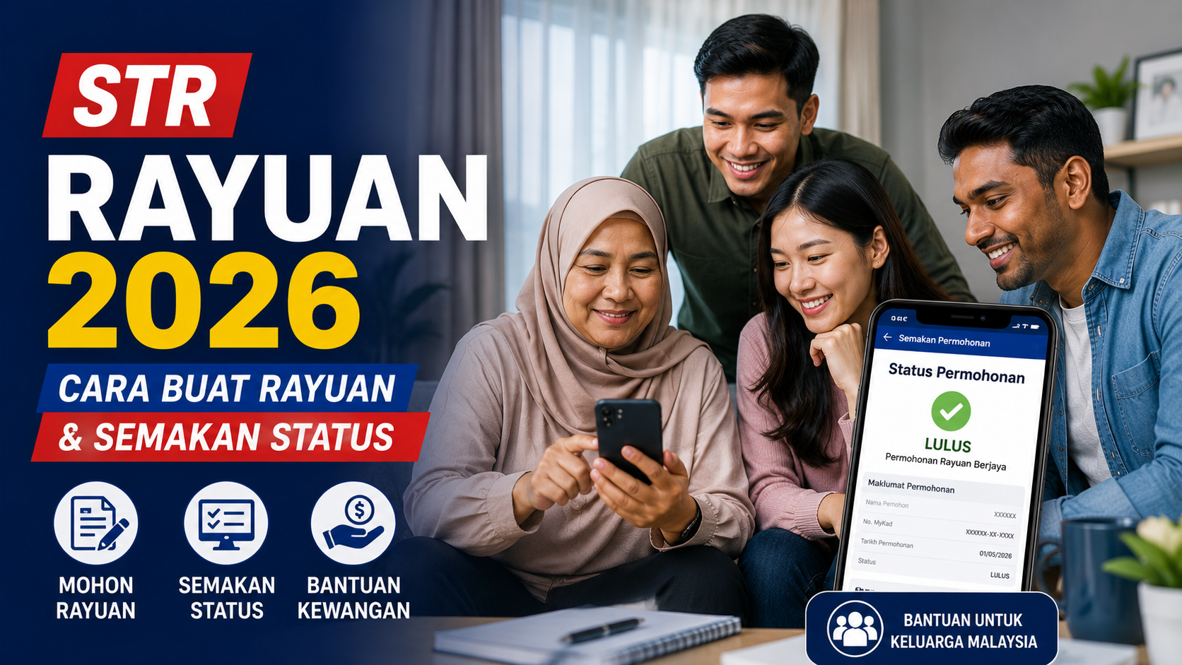 STR Rayuan 2026: Cara Buat Rayuan Sumbangan Tunai Rahmah & Semakan Status